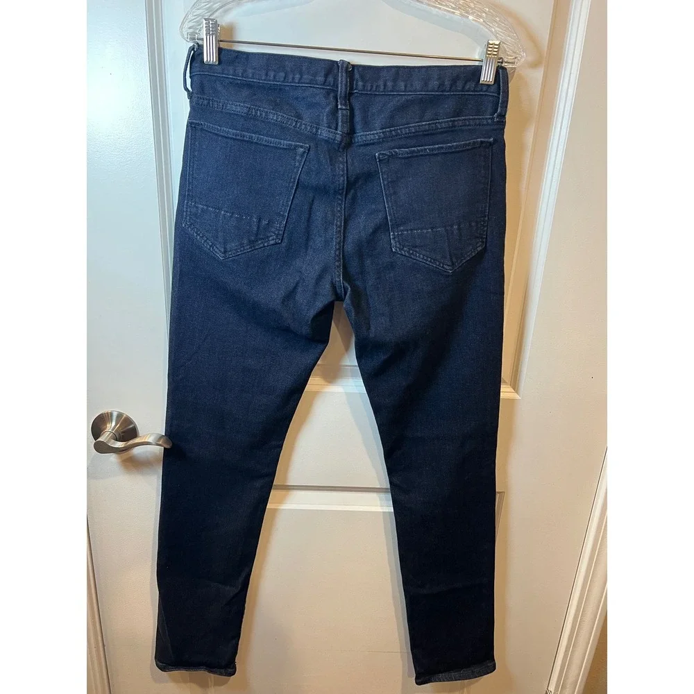 Banana Republic Mens Travel Jean Slim Fit Dark Wash Blue 30x32